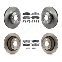 Front Rear Disc Brake Rotors And Ceramic Pads Kit For Ford Ranger Mazda B4000 K8T-100915