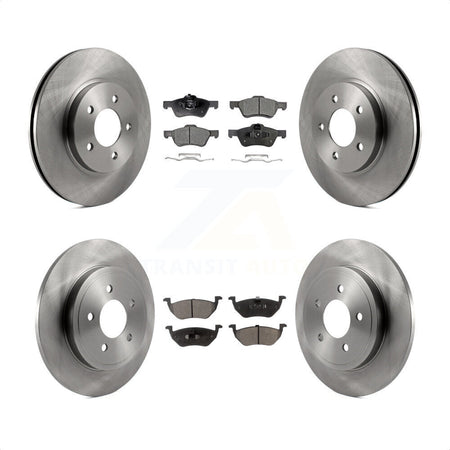 Front Rear Disc Brake Rotors And Ceramic Pads Kit For Ford Escape Mercury Mariner Mazda Tribute K8T-100924 by Transit Auto