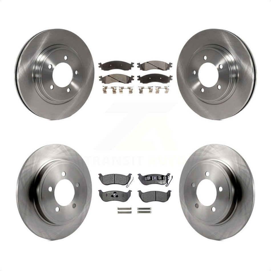 Front Rear Disc Brake Rotors And Ceramic Pads Kit For Ford Explorer Sport Trac Mercury Mountaineer K8T-100946 by Transit Auto