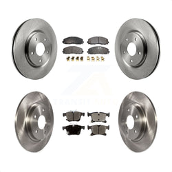 Front Rear Disc Brake Rotors And Ceramic Pads Kit For Chrysler Pacifica Voyager Grand Caravan K8T-101060