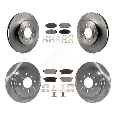 Front Rear Disc Brake Rotors And Ceramic Pads Kit For Honda Civic del Sol K8T-101079 by Transit Auto