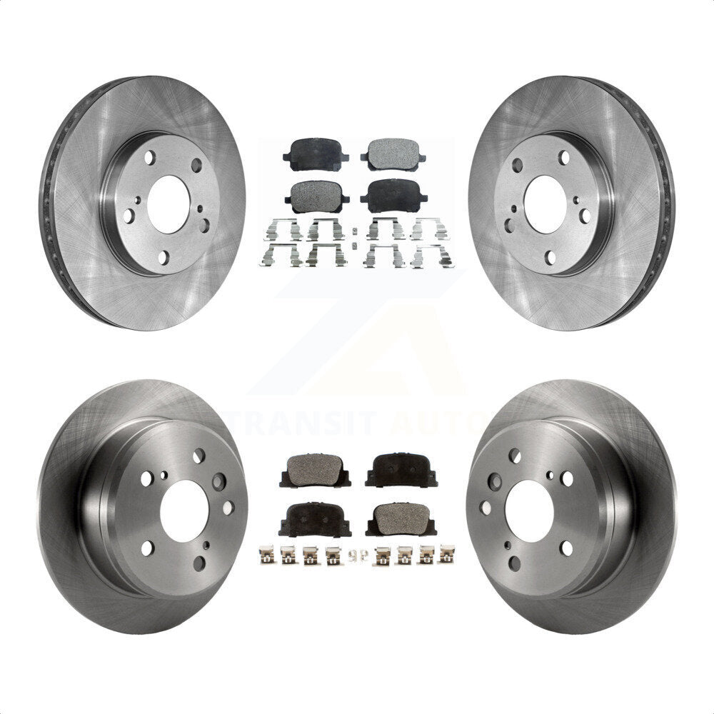 Front Rear Disc Brake Rotors And Ceramic Pads Kit For Toyota Camry Lexus ES300 K8T-101092 by Transit Auto