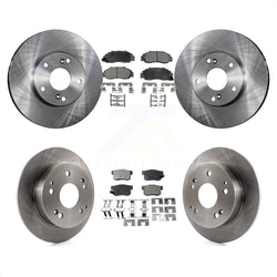Front Rear Disc Brake Rotors And Ceramic Pads Kit For 1998-2002 Honda Accord 3.0L K8T-101134
