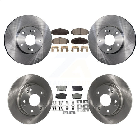 Front Rear Disc Brake Rotors And Ceramic Pads Kit For Acura CSX K8T-101142 by Transit Auto