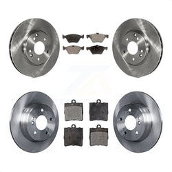 Front Rear Disc Brake Rotors And Ceramic Pads Kit For Chrysler Crossfire Mercedes-Benz SLK320 K8T-101144