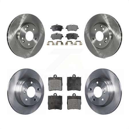 Front Rear Disc Brake Rotors And Ceramic Pads Kit For Mercedes-Benz SLK280 SLK300 K8T-101146 by Transit Auto