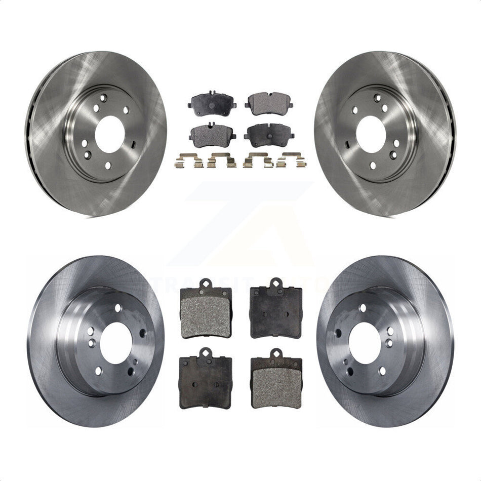 Front Rear Disc Brake Rotors And Ceramic Pads Kit For Mercedes-Benz SLK280 SLK300 K8T-101146 by Transit Auto