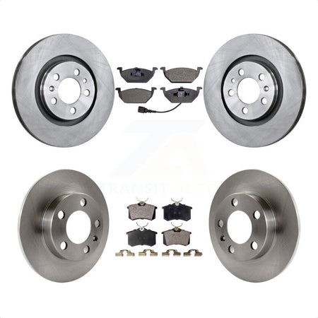 Front Rear Disc Brake Rotors And Ceramic Pads Kit For Volkswagen Beetle Jetta Golf City K8T-101147 by Transit Auto