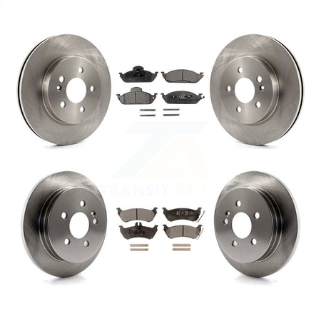 Front Rear Disc Brake Rotors And Ceramic Pads Kit For Mercedes-Benz ML320 ML350 ML430 K8T-101152 by Transit Auto