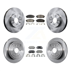 Front Rear Disc Brake Rotors And Ceramic Pads Kit For 2003-2006 Acura MDX K8T-101160