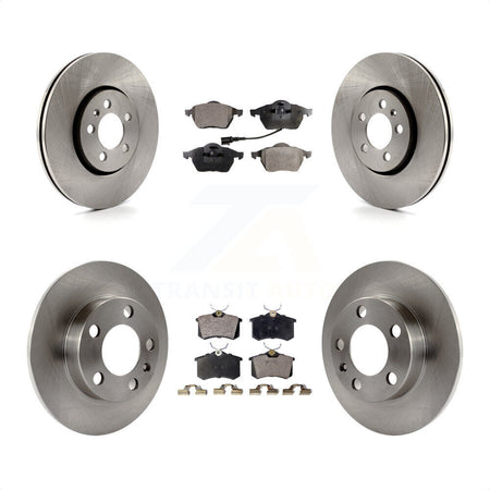 Front Rear Disc Brake Rotors And Ceramic Pads Kit For Volkswagen Beetle Jetta Golf K8T-101162 by Transit Auto