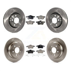 Front Rear Disc Brake Rotors And Ceramic Pads Kit For Volvo S60 V70 XC70 S80 K8T-101196