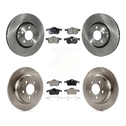 Front Rear Disc Brake Rotors And Ceramic Pads Kit For Volvo S60 V70 XC70 S80 K8T-101197