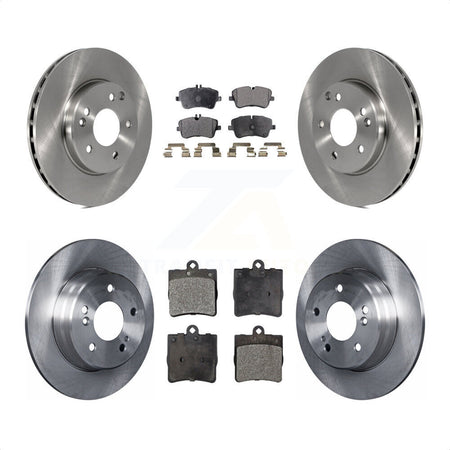 Front Rear Disc Brake Rotors And Ceramic Pads Kit For Mercedes-Benz C230 C240 K8T-101225 by Transit Auto