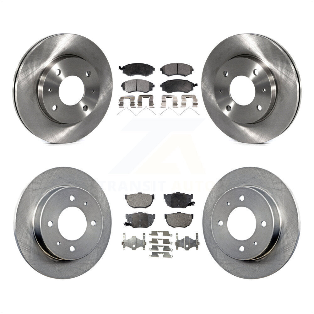 Front Rear Disc Brake Rotors And Ceramic Pads Kit For Hyundai Elantra K8T-101226 by Transit Auto