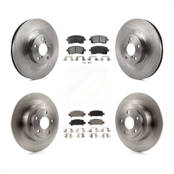Front Rear Disc Brake Rotors And Ceramic Pads Kit For Subaru Outback Legacy K8T-101242