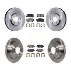 Front Rear Disc Brake Rotors And Ceramic Pads Kit For 2007-2009 Kia Amanti K8T-101273