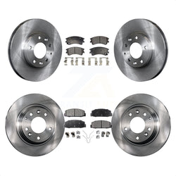 Front Rear Disc Brake Rotors And Ceramic Pads Kit For 2003-2005 Mazda 6 K8T-101279