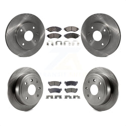 Front Rear Disc Brake Rotors And Ceramic Pads Kit For Suzuki Forenza Reno Chevrolet Optra K8T-101296