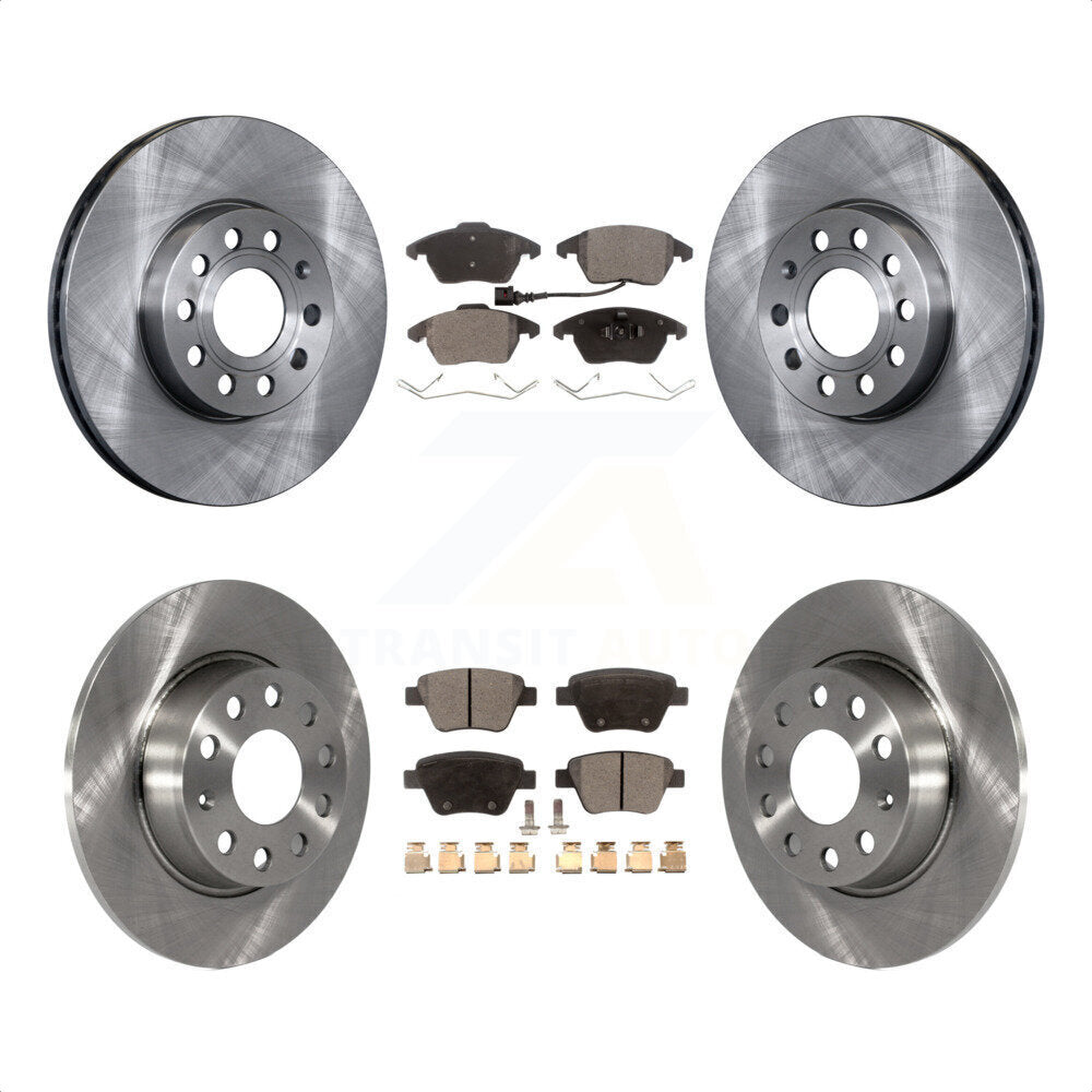 Front Rear Disc Brake Rotors And Ceramic Pads Kit For Volkswagen Beetle K8T-101343 by Transit Auto