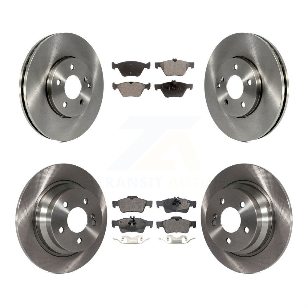 Front Rear Disc Brake Rotors And Ceramic Pads Kit For Mercedes-Benz E320 E300 K8T-101392 by Transit Auto