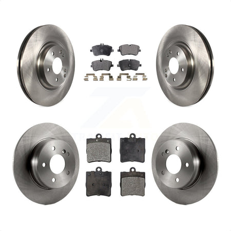 Front Rear Disc Brake Rotors And Ceramic Pads Kit For 2007-2008 Mercedes-Benz SLK280 With Sport Package K8T-101401 by Transit Auto