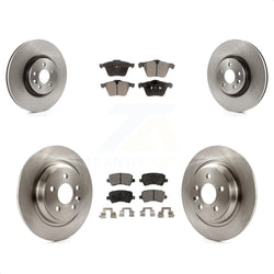 Front Rear Disc Brake Rotors And Ceramic Pads Kit For Volvo S60 V70 With 336mm Diameter Rotor K8T-101471