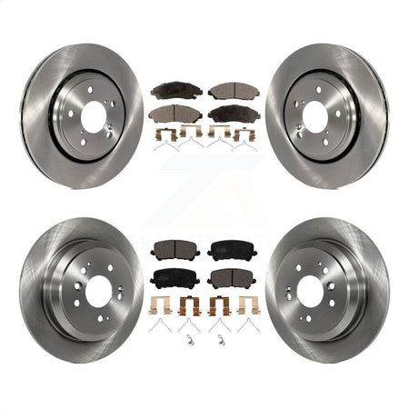 Front Rear Disc Brake Rotors And Ceramic Pads Kit For Honda Pilot Ridgeline K8T-101577 by Transit Auto