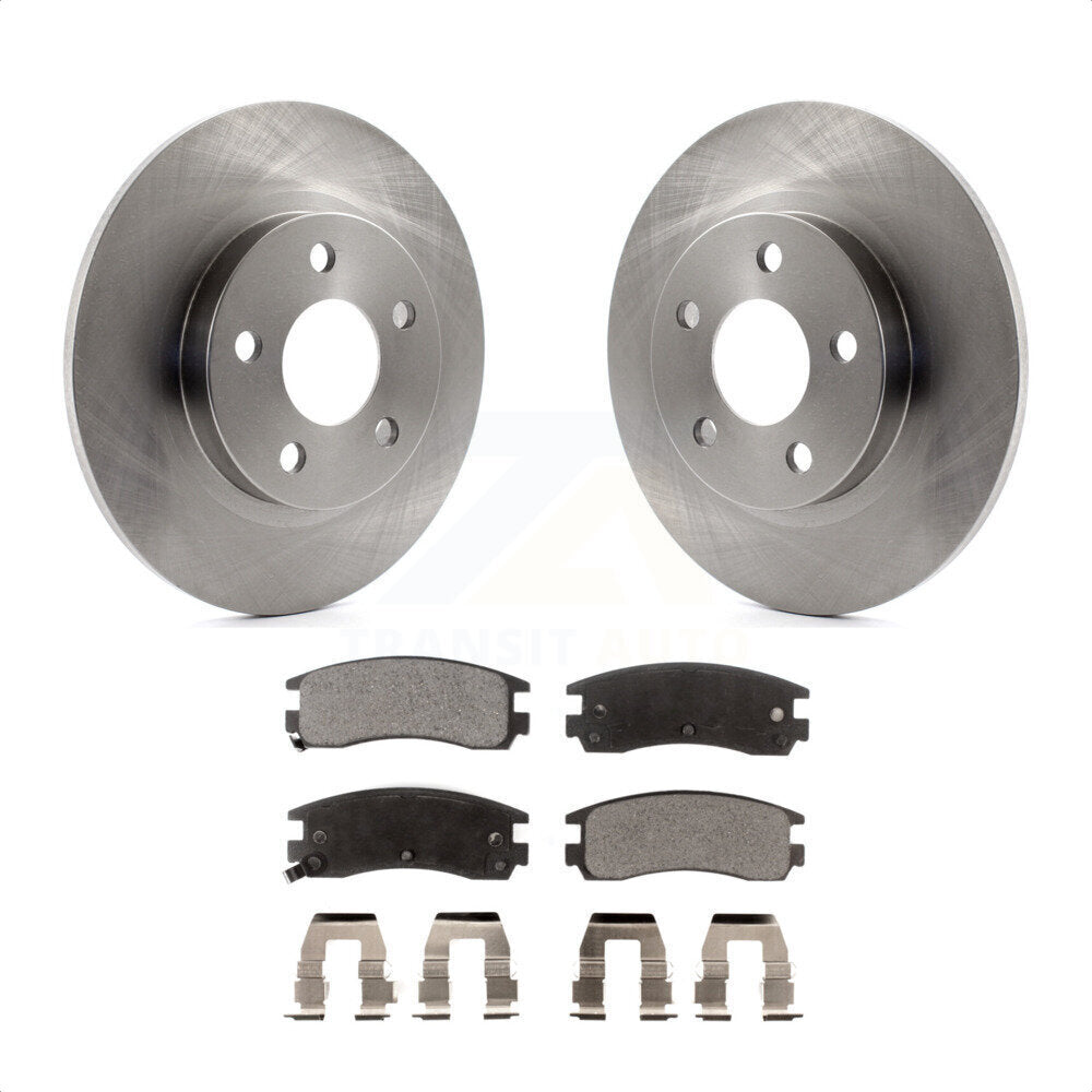 Rear Disc Brake Rotors And Ceramic Pads Kit For Cadillac DeVille Buick Park Avenue Seville Pontiac Bonneville K8T-101623 by Transit Auto