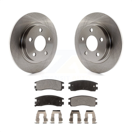 Rear Disc Brake Rotors And Ceramic Pads Kit For Buick LeSabre Park Avenue Pontiac Bonneville Oldsmobile Aurora Cadillac Eldorado K8T-101633 by Transit Auto