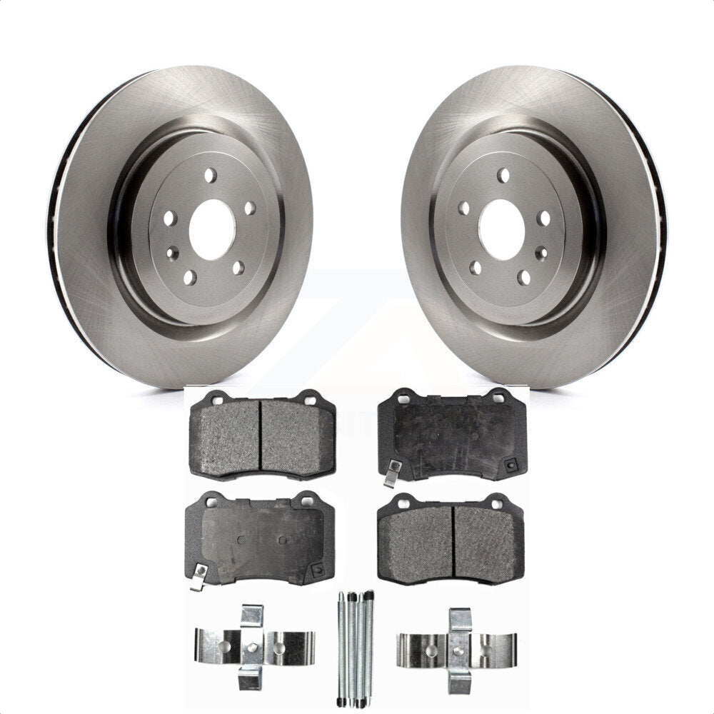 Rear Disc Brake Rotors And Ceramic Pads Kit For Chevrolet Camaro Cadillac CTS K8T-101673 by Transit Auto