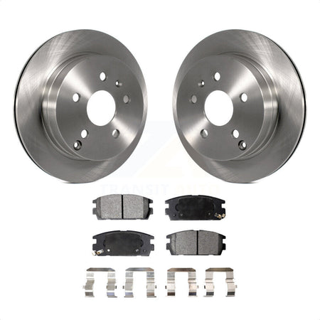 Rear Disc Brake Rotors And Ceramic Pads Kit For 2010-2017 Chevrolet Equinox GMC Terrain K8T-101682 by Transit Auto