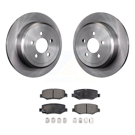 Rear Disc Brake Rotors And Ceramic Pads Kit For Jeep Liberty Dodge Nitro K8T-101789 by Transit Auto