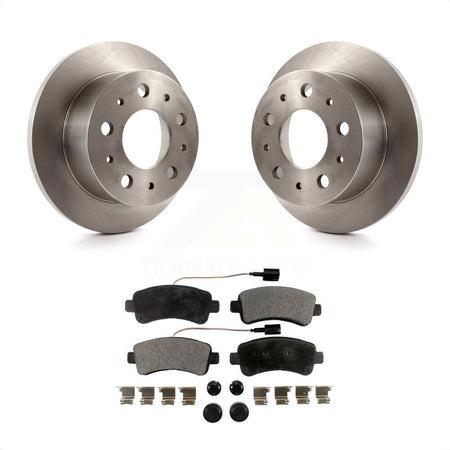 Rear Disc Brake Rotors And Ceramic Pads Kit For Ram ProMaster 3500 K8T-101804 by Transit Auto