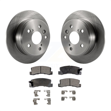 Rear Disc Brake Rotors And Ceramic Pads Kit For Toyota Camry Lexus ES300 Solara K8T-101814 by Transit Auto