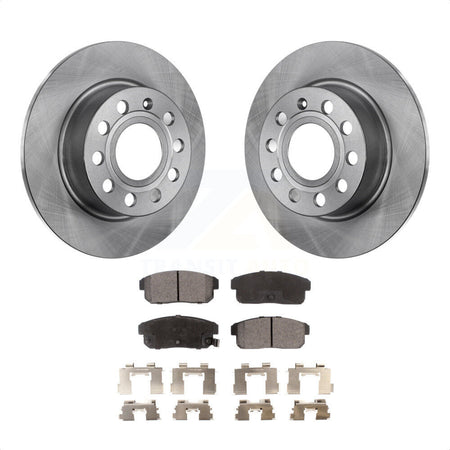 Rear Disc Brake Rotors And Ceramic Pads Kit For Nissan Maxima Infiniti I35 I30 INFINITI K8T-101829 by Transit Auto