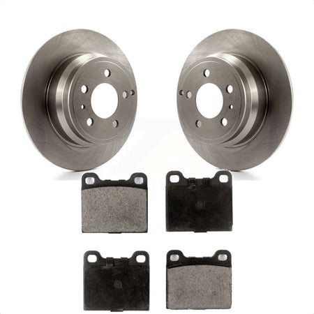 Rear Disc Brake Rotors And Ceramic Pads Kit For Volvo C70 V70 K8T-101830 by Transit Auto