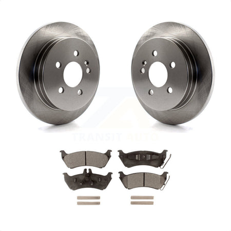Rear Disc Brake Rotors And Ceramic Pads Kit For Mercedes-Benz ML320 ML350 ML430 K8T-101843 by Transit Auto
