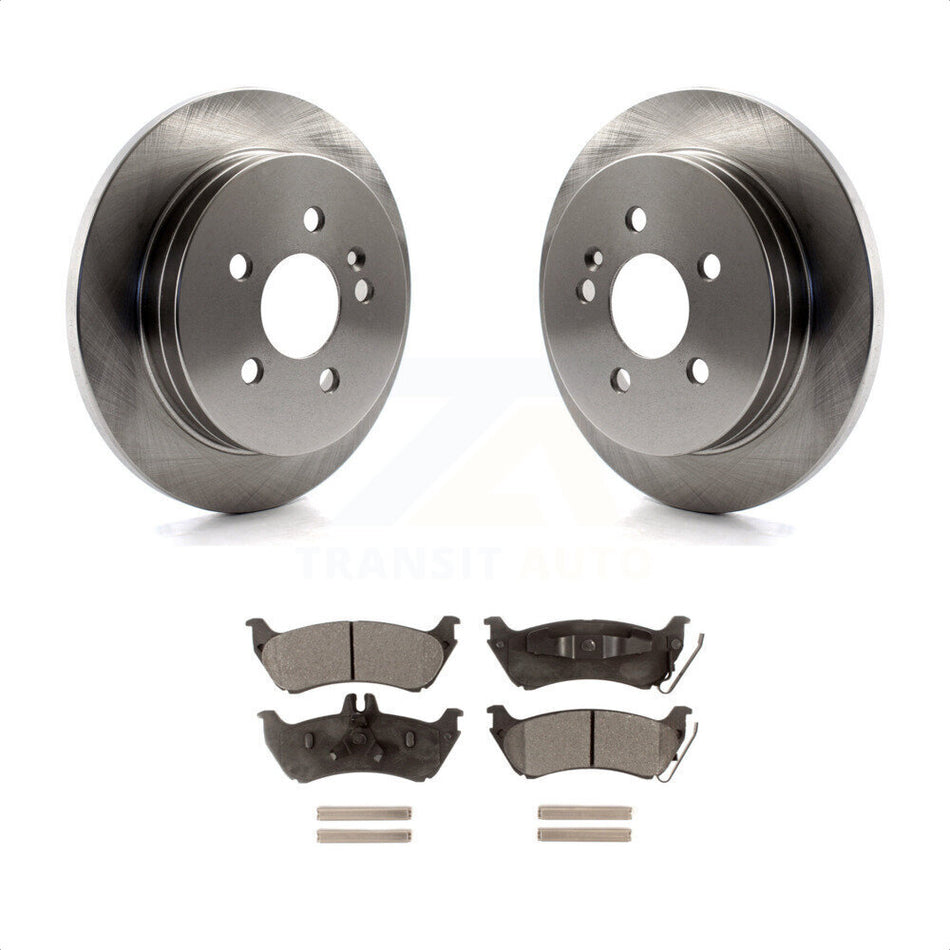 Rear Disc Brake Rotors And Ceramic Pads Kit For Mercedes-Benz ML320 ML350 ML430 K8T-101843 by Transit Auto