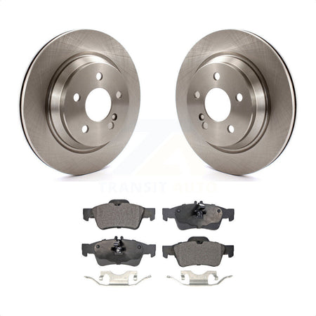 Rear Disc Brake Rotors And Ceramic Pads Kit For 2003-2006 Mercedes-Benz S430 S500 AWD K8T-101864 by Transit Auto
