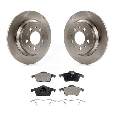 Rear Disc Brake Rotors And Ceramic Pads Kit For Volvo S60 V70 XC70 S80 K8T-101865 by Transit Auto