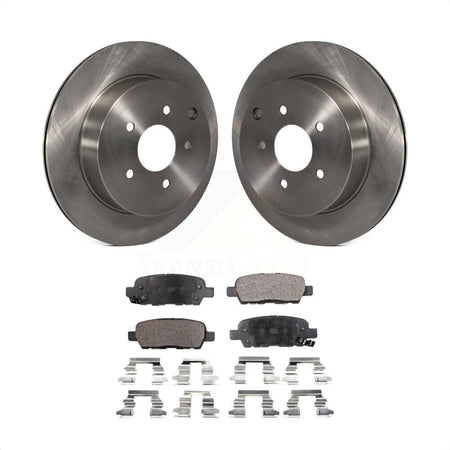 Rear Disc Brake Rotors And Ceramic Pads Kit For Nissan Murano INFINITI Pathfinder QX60 Q50 Quest FX35 JX35 Q60 M37 QX70 Q70 Q70L FX45 FX37 M56 M35h K8T-101891 by Transit Auto