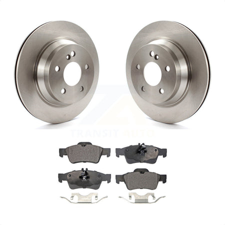 Rear Disc Brake Rotors And Ceramic Pads Kit For Mercedes-Benz E350 E320 E500 CLS550 E400 CLS500 CLS400 E550 E63 AMG K8T-101910 by Transit Auto