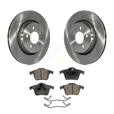 Rear Disc Brake Rotors And Ceramic Pads Kit For 2003-2014 Volvo XC90 K8T-101911 by Transit Auto