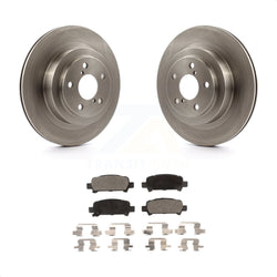 Rear Disc Brake Rotors And Ceramic Pads Kit For Subaru Legacy K8T-101930