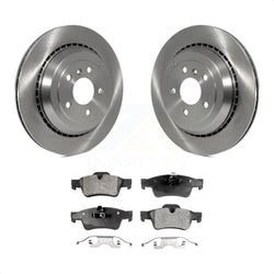 Rear Disc Brake Rotors And Ceramic Pads Kit For Mercedes-Benz ML350 GL450 R350 GL550 GL350 ML500 ML550 GL320 R500 R320 K8T-101952