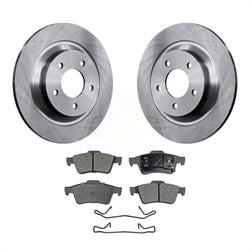 Rear Disc Brake Rotors And Ceramic Pads Kit For 2006 Mazda 5 To 02 06 K8T-101962