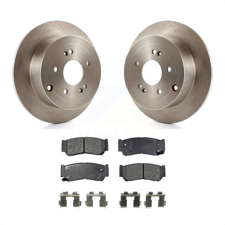 Rear Disc Brake Rotors And Ceramic Pads Kit For 2007-2009 Hyundai Santa Fe K8T-101964 by Transit Auto