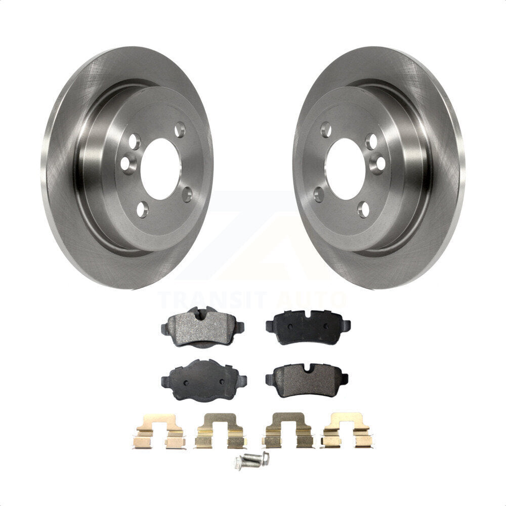 Rear Disc Brake Rotors And Ceramic Pads Kit For Mini Cooper K8T-101998 by Transit Auto