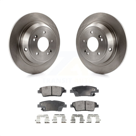 Rear Disc Brake Rotors And Ceramic Pads Kit For Hyundai Genesis G80 Kia K900 K8T-102022 by Transit Auto